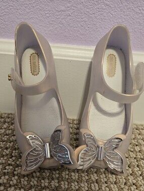 Mini Melissa Girls' Butterfly Shoes